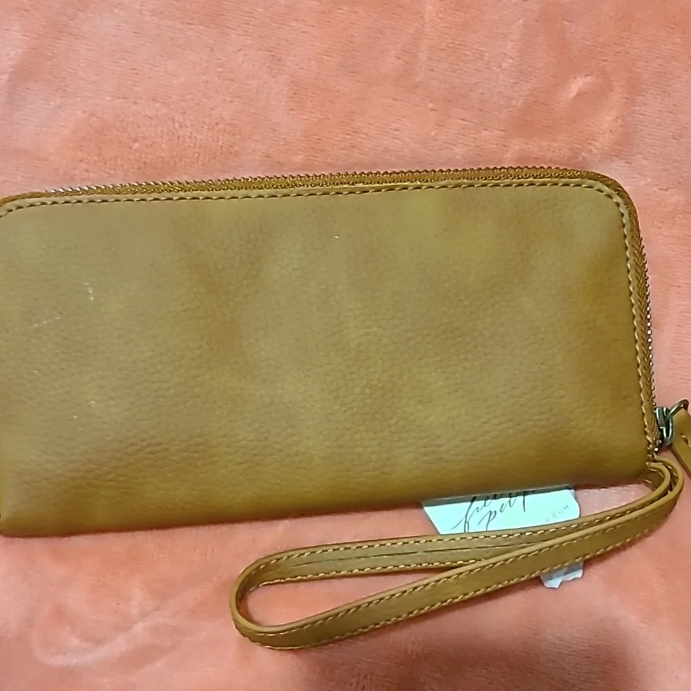 Free People 100% Vegan Leather Clutch